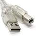 10ft USB Cable for HPÂ® Officejet 6700 Premium e-All-in-One Printer Silver