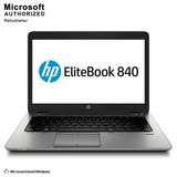 HP EliteBook 840 G1 14.0 Laptop Intel Core I7-4600U up to 3.3G 12G DDR3L 500G USB 3.0 VGA DP W10P64-Multi Languages Support (EN/ES/FR) 1 year warranty Used Grade A
