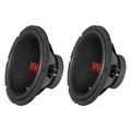 Boss Chaos Exxtreme 10 1000W Dual Voice Coil 4 Ohm Car Audio Subwoofer (2 Pack)