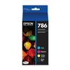 EPSON 786 DURABrite Ultra Ink Standard Capacity Black & Color Cartridge Combo Pack (T786120-BCS) Works with WorkForce WF-5110 WF-5190 WF-5620 WF-5690