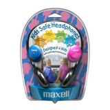 Maxell Kids Safe Headphones Stereo - Mini-phone (3.5mm) - Wired - 32 Ohm - 14 Hz 20 kHz - Over-the-head - Binaural - Semi-open - 4 ft Cable