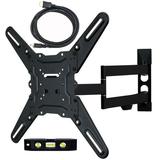 VideoSecu Full Motion TV Wall Mount for Most 26 -55 VIZIO D40-D1 M43-C1 D48-D0 D50-D1 M55-D0 LED LCD Tilt Bracket W2F