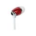 Bell O BDH441 - Earphones with mic - in-ear - wired - 3.5 mm jack - noise isolating - chrome deep red