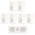 Acoustic Audio AA351W and AA40CW Indoor Speakers Home Theater 7 Speaker Set