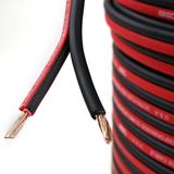 20 Ft 12 Gauge AWG Speaker Cable Car Home Audio 20 Black and Red Zip Wire DS18