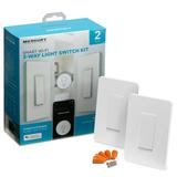 Merkury Innovations 3-Way Light Switch Kit Requires 2.4Ghz Wifi
