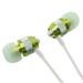 Super Bass Noise-Isolation Metal 3.5mm Stereo Earbuds/ Headset/ Handsfree for Alcatel U5 A7 IDOL 5 GO FLIP A3 A5 LED A3 XL Pixi 4 Plus Power POP 4 Fierce 4 (Green) - w/ Mic