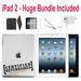 Restored Apple 9.7-inch iPad 2nd Generation Wi-Fi Only 16GB Bundle: Case Rapid Charger Pre-Installed Glass & Stylus Pen - White (Refurbished)