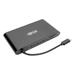 Tripp Lite USB C Docking Station 4k USB Hub HDMI VGA mDP Gbe Charging Black (U442-DOCK1-B)