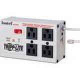 Tripp Lite Isobar Surge Protector Metal RJ11 4 Outlet 6 Cord 3330 Joules - Receptacles: 4 x NEMA 5-15R - 3330J