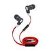 Super High Clarity 3.5mm Stereo Earbuds/ Headphone Compatible with LG Stylo 5 Q9 G7 Fit G7 One Candy Q8 Q Stylo 4 Q Stylus Q7 Q7+ V30 V30+ (Red) - w/ Mic & Volume Control + MND Stylus