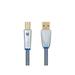 Monoprice Monolith USB Digital Audio Cable - USB A to USB B - 2 Meter 22AWG Oxygen-Free Copper Gold-Plated Connectors