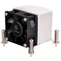 HDC with6mmx3 heatpipe / 6025 dual ball bearing PWM fan/ spring screw with backplane for 2U