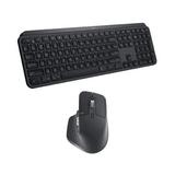 Logitech MX Keys Wireless Keyboard Bundle with MX Master 3 Wireless Mouse