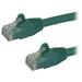 StarTech N6PATCH20GN 20 ft. Green Cat6 Patch Cable with Snagless RJ45 Connectors - Long Ethernet Cable - 20 ft. Cat 6 UTP Cable