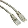 eDragon CAT5E Gray Hi-Speed LAN Ethernet Patch Cable Snagless/Molded Boot 1.5 Feet Pack of 2