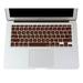 Mosiso - Keyboard Cover Silicone Skin for MacBook Air 13 and MacBook Pro 13 15 17 (with or w/out Retina Display 2010-2015 Years) Chocolate Brown-1