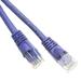 Cat5E Purple Ethernet Patch Cable Snagless - Molded Boot 3 Foot