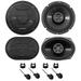 Hifonics Front+Rear Factory Speaker Replacement Kit For 1995-2000 Dodge Stratus