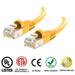 Huetronâ„¢ 10-Pack Cat 5e Ethernet Snagless RJ45 Patch Computer LAN Network Cord Cable (1 ft/YELLOW))