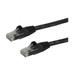 StarTech.com N6PATCH50BK 50 ft. Cat 6 Black Snagless Cat6 UTP Patch Cable - ETL Verified