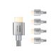 Buyer s Point 8K Ultra High Speed HDMI 2.1 Cable (6ft) with 120Hz & 48Gbps compatible with Apple TV Nintendo Switch Roku Xbox PS5 PS4 Projector HDTV Bluray (5 Pack) (Gray)