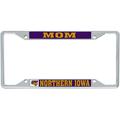 University of Northern Iowa UNI Panthers NCAA Metal License Plate Frame For Front Back of Car Officially Licensed (Mom)