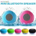 BadPiggies Mini Portable Bluetooth 4.0 Sound Box Hands-free Wireless Waterproof Music Speaker Subwoofer for Bath Shower Beach (Purple)