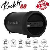 Woozik S213 Portable Bluetooth Wireless Speaker Loud Party Indoor Outdoor Boombox with FM Radio (Black)