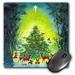 3dRose Christmas tree animals Mouse Pad 8 by 8 inches