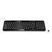 Logitech Wireless Keyboard K360 - Keyboard - wireless - 2.4 GHz - Canadian French - glossy black