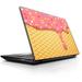 Laptop Notebook Universal Skin Decal Fits 13.3 to 15.6 / Ice Cream Cone Pink Sprinkles