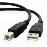 6ft USB Cable for: HP Deskjet 1055 J410E Inkjet Multifunction Printer - Color - Photo Print - Desktop Black