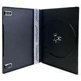 CheckOutStore 100 PREMIUM SLIM Black Single DVD Cases 7MM (100% New Material)