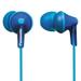 Panasonic RP-HJE125-A ErgoFit In-Ear Earbud Headphones Blue