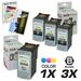 LD Canon PG-50 & CL-51 Compatible Combo Set - 3 Black PG-50 and 1 Color CL-51