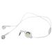 Retractable Headset Hands-free w Mic Dual Earbuds Earphones Wired Headphones 3.5mm [White] NZZ for Samsung Galaxy S7 Active Sol Tab 2 10.1 7 3 10.1 GT-P5210 7.0 8.0 4 10.1 SM-T530 7.0 8.0 8.9 A 8.0