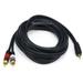 Monoprice Premium 5599 10 RCA Audio/Video Cable Black 105599