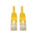 Eaton Tripp Lite Series Cat5e 350 MHz Molded (UTP) Ethernet Cable (RJ45 M/M) PoE - Yellow 14 ft. (4.27 m) - Patch cable - RJ-45 (M) to RJ-45 (M) - 14 ft - UTP - CAT 5e - molded stranded - yellow