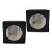 2 Absolute 6.5 Square Box Speakers Black Speaker Terminal