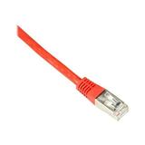 Black Box - Network cable - RJ-45 (M) to RJ-45 (M) - 7 ft - screened shielded twisted pair (SSTP) - CAT 6 - solid stranded - red