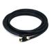 Monoprice 12 CL2 Quad Shielded RG6 F Type 18AWG Coaxial Cable Black 103032