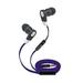 Super High Clarity 3.5mm Stereo Earbuds/ Headphone for BLU Vivo XL Vivo 5 Vivo 6 Pure XR Life One X3 Dash L4 LTE R2 Plus GRAND 5.5 HD II Vivo 8L (Purple) - w/ Mic & Volume Control + MND Stylus