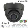 Hybrid 4 in 1 Analog HD CCTV 1080P Camera 2.4MP HD TVI HD AHD HD CVI Analog 960H OSD DWDR UTC 2.8-12mm