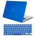 Mosiso Retina 13-Inch 2 in 1 Soft-Touch Plastic Hard Case and Keyboard Cover for MacBook Pro 13.3 with Retina Display A1502 / A1425 (No CD-ROM Drive) Blue