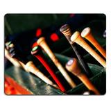 POPCreation Baseball Bats Mouse pads Gaming Mouse Pad 9.84x7.87 inches