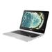 ASUS Chromebook Flip C302CA DH54 - Flip design - Intel Core m5 - 6Y54 / up to 2.7 GHz - Chrome OS - HD Graphics 515 - 4 GB RAM - 64 GB eMMC - 12.5 touchscreen 1920 x 1080 (Full HD) - Wi-Fi 5 - silver