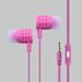 High Definition Sound 3.5mm Stereo Earbuds/ Headphone Compatible with Google Pixel 3a Pixel 3a XL for Samsung Galaxy Xcover 4s HTC U19e Desire 19+ (Pink) - w/ Mic + MND Stylus