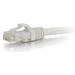 C2G 50761 2 ft. Cat6A Snagless Unshielded UTP Network Patch Ethernet Cable White