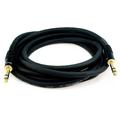 Monoprice Premier Series 10 16AWG 1/4 TRS Male to Male Audio Cable Black 104794